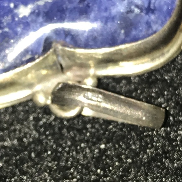 Blue & 925 silver heart charm Valentine's Day love - Picture 6 of 8